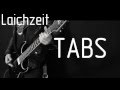 Rammstein Laichzeit instrumental cover (tabs, backing track and lyrics)