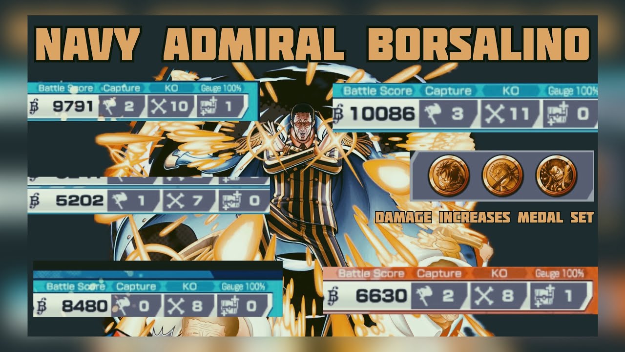 THE BEST DAMAGE MEDAL SET FOR KIZARU|ONE PIECE BOUNTY RUSH|6⭐️ GAMEPLAY 