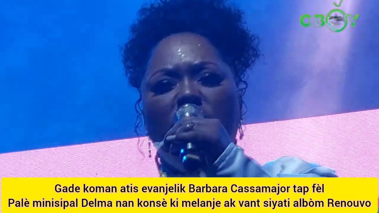 Gade yn talan,Barbara sekwe palè minisipal la nan konsè vant siyati albòm Renouvo a