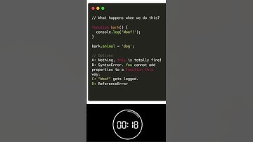 Can You Add Properties to a JavaScript Function?