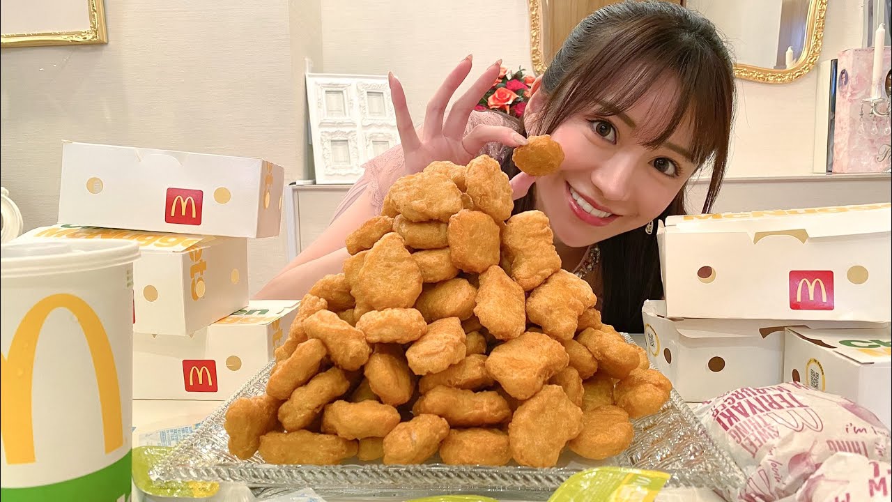 誕生日前日はマックの大食いチャレンジ🍔