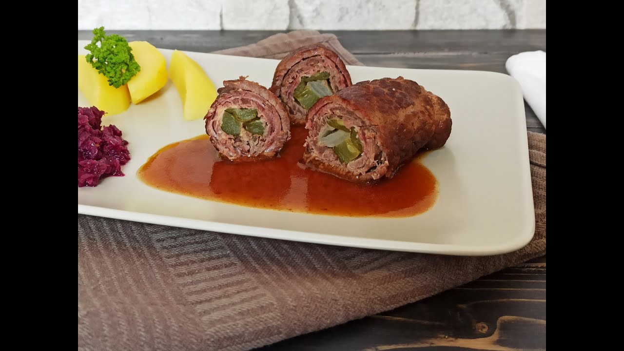 Rinderrouladen / aus der Krups Cook4Me+ /