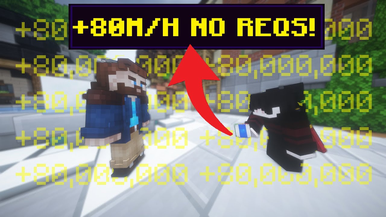 How to make +80 MILLION COINS during Year of the Seal with NO GEAR! (Hypixel Skyblock)