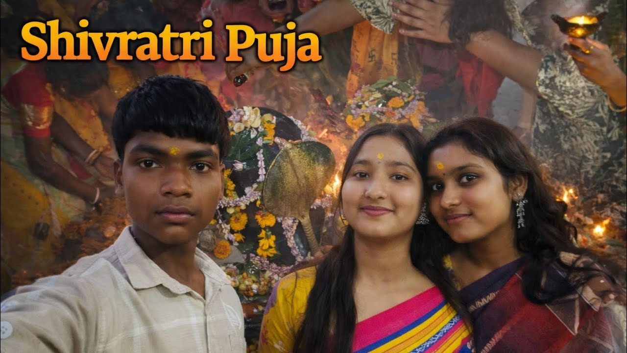 Shivratri puja korte gelam shiv mandir ✨🤗🙏