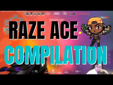 Awesome Raze ACE Plays - Compilation - Valorant