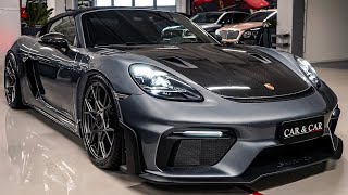 NEW 2024 Porsche 718 Spyder RS Weissach  Interior and Exterior Walkaround