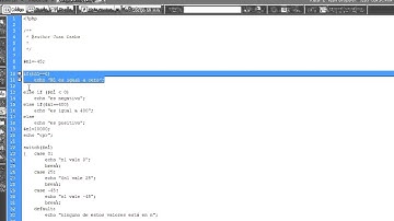 Curso de php - Capítulo 3 Condicionales: if,  switch