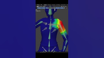 Weight Painting in Blender 4 #blender3d  #blender3d #blender