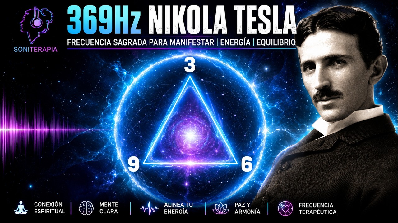 FRECUENCIA NIKOLA TESLA 369 HZ: LA LLAVE DEL UNIVERSO 💫 TONOS ...