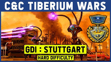C&C 3 Tiberium Wars - GDI Mission 14 - Stuttgart [Hard / Patch 1.09] 1080p