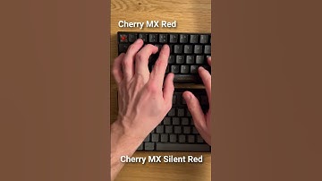 MX Red vs. MX Silent Red Sound Test