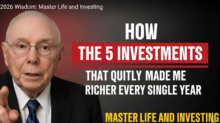 Charlie Munger : The 5 Investments That Quietly Made Me Richer Every Single Year