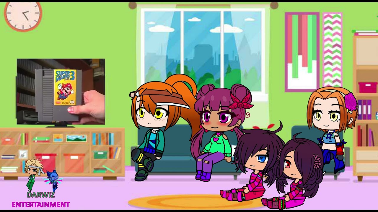 Реакция Джарвиса и компании на игровые глюки: Злой фанат видеоигр — AVGN (Gacha Club)