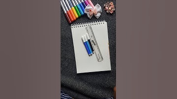 easy border design with 10 ₹ colour💡 || #shorts #youtubeshorts #art #diy #viralshorts