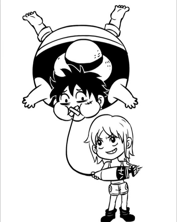 Kartun one piece lucu, story WA di jamin ngakak