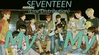 SEVENTEEN - My My (Line Distribution)