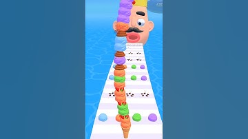 Ice Cream Ki Building Banaa Di 🍦| Stacky Icecream Runner #shorts #gaming #funny #viral #icecream