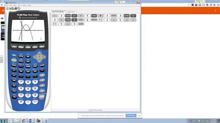 Find the Point of Intersection of Two Graphs on a TI83+ and TI84+ Calculator