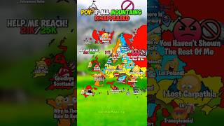 POV: If all mountains disappeared! 🗻🚫 #geography #mapping #countryballs #shorts #maps