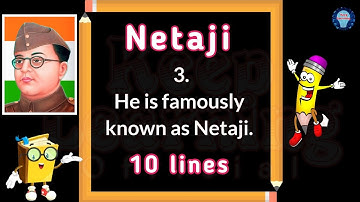 10 lines on Netaji Subhas Chandra Bose || Keep Learning Official. #netaji