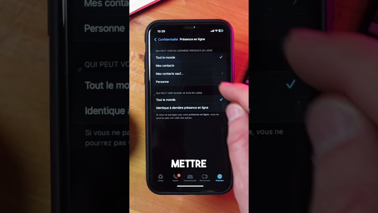 Mode Fantôme 👻 sur WHATSAPP