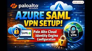 Configure Palo Alto Cloud Identity Engine authentication with Azure Saml to connect to GP VPN