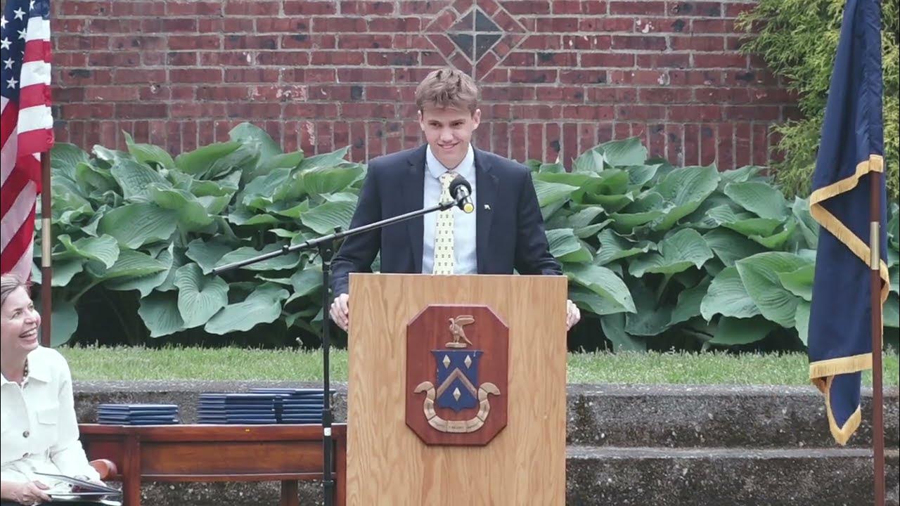 Hyde School Graduation Speech 2022 Eli Felt YouTube