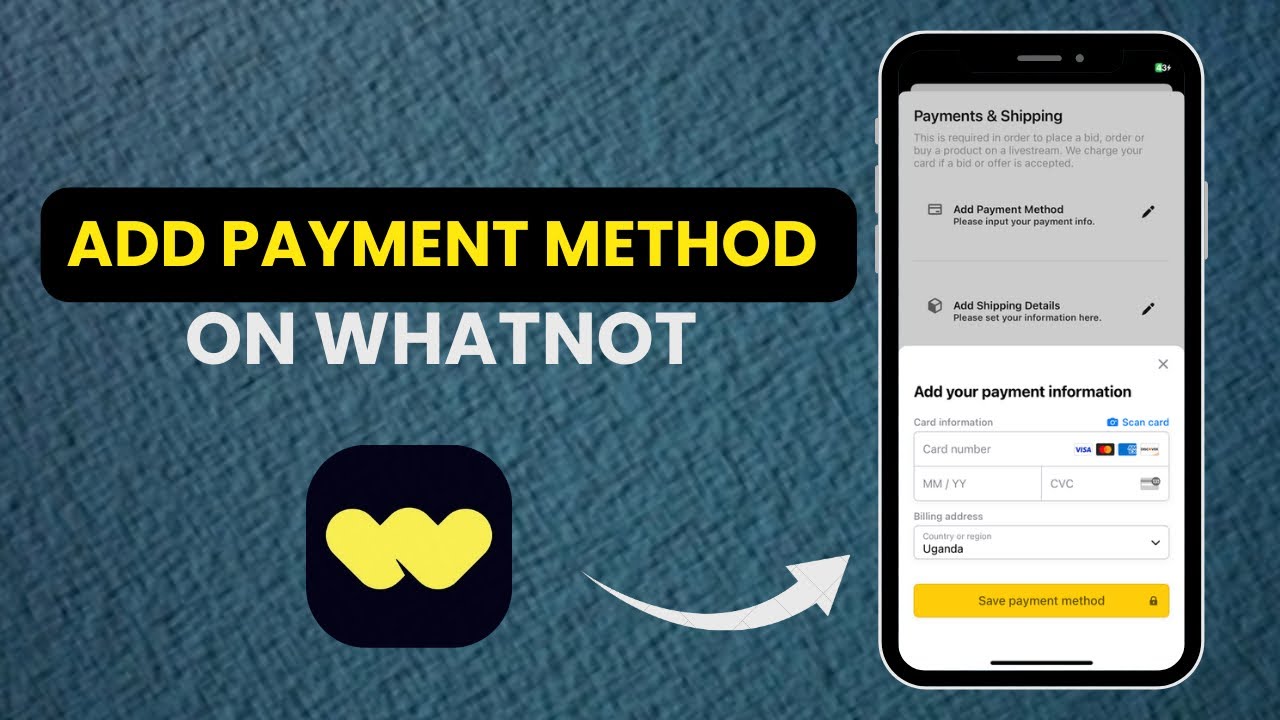 How To Add Payment Method On Whatnot - YouTube