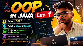 OOP Lec.1 | What is OOP | What is Class & Objects | Instance variables & Methods | Constructors