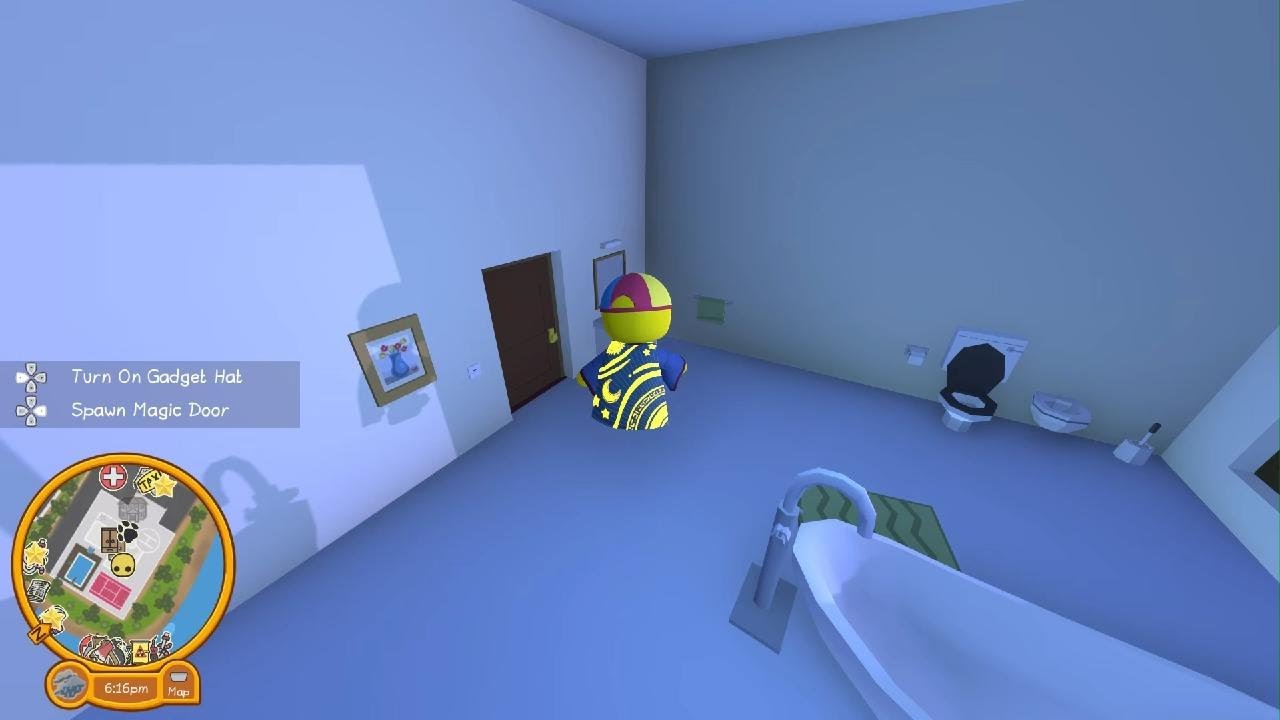 Giving a tour of my masion in wobbly life