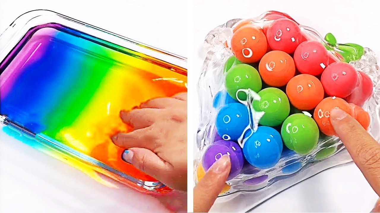Relaxing Slime Compilation ASMR | Oddly Satisfying Video #129 - YouTube