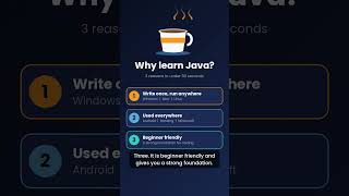 Why learn Java