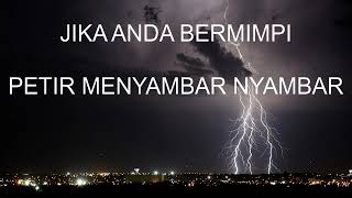 ARTI MIMPI PETIR MENYAMBAR
