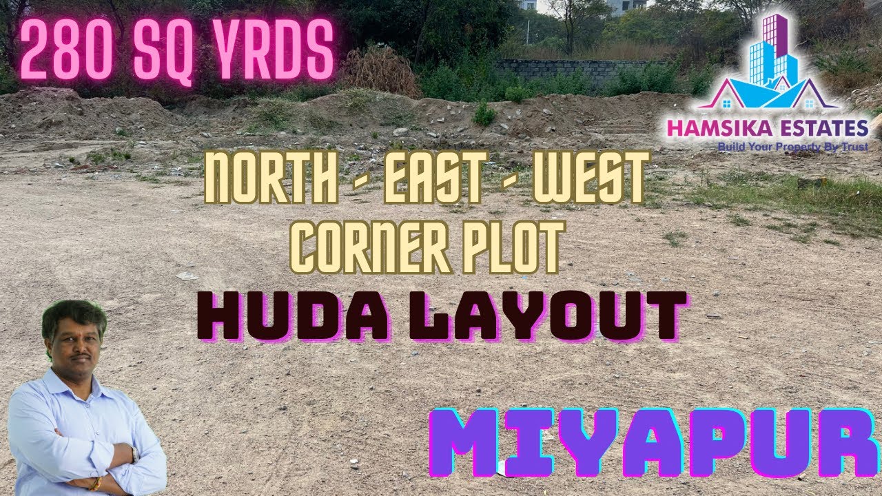 PLOT FOR SALE MIYAPUR, MAYURI NAGAR NORTH, EAST, WEST CORNER PLOT