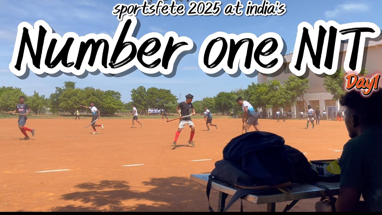 Enjoying sports at NIT Trichy |Life with Hithesh| ||english || 🏒