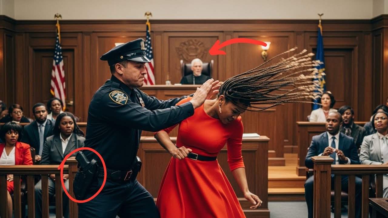 Um policial agrediu uma mulher negra dentro de um tribunal — e agora ela é a chefe que o condenou.