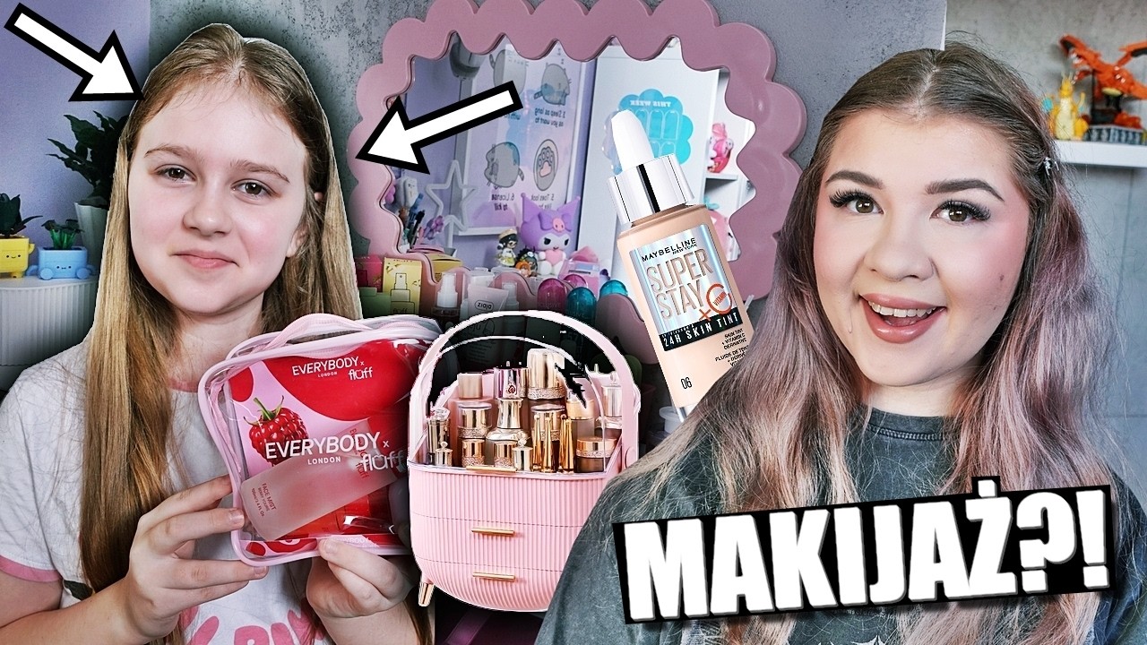 SZUKAMY ORGANIZERÓW NA TOALETKĘ 💜 OLIWIA ROBI PIERWSZY MAKIJAŻ