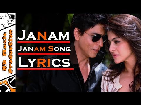 Janam Janam – Dilwale |  Lyric Video 2015 |  Shah Rukh Khan | Kajol | RD Music Production |