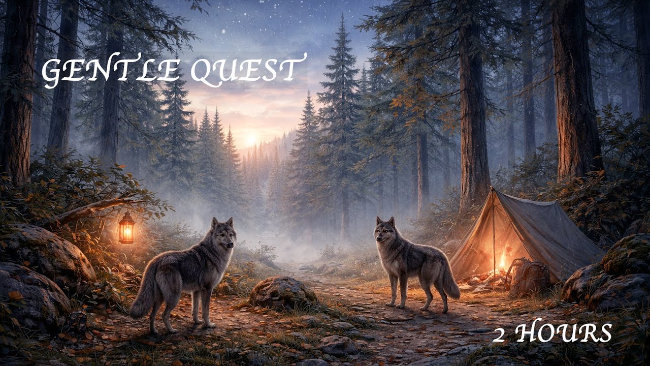 【Cozy Fantasy】Gentle Quest | Warm Cozy Fantasy Ambient (2 Hours)｜静かな集中BGM
