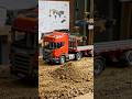 RC Scania Truck + Trailer + Mini Excavator Build