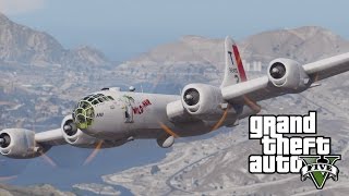 GTA V B-29A Superfortress WWII Bomber (MOD)