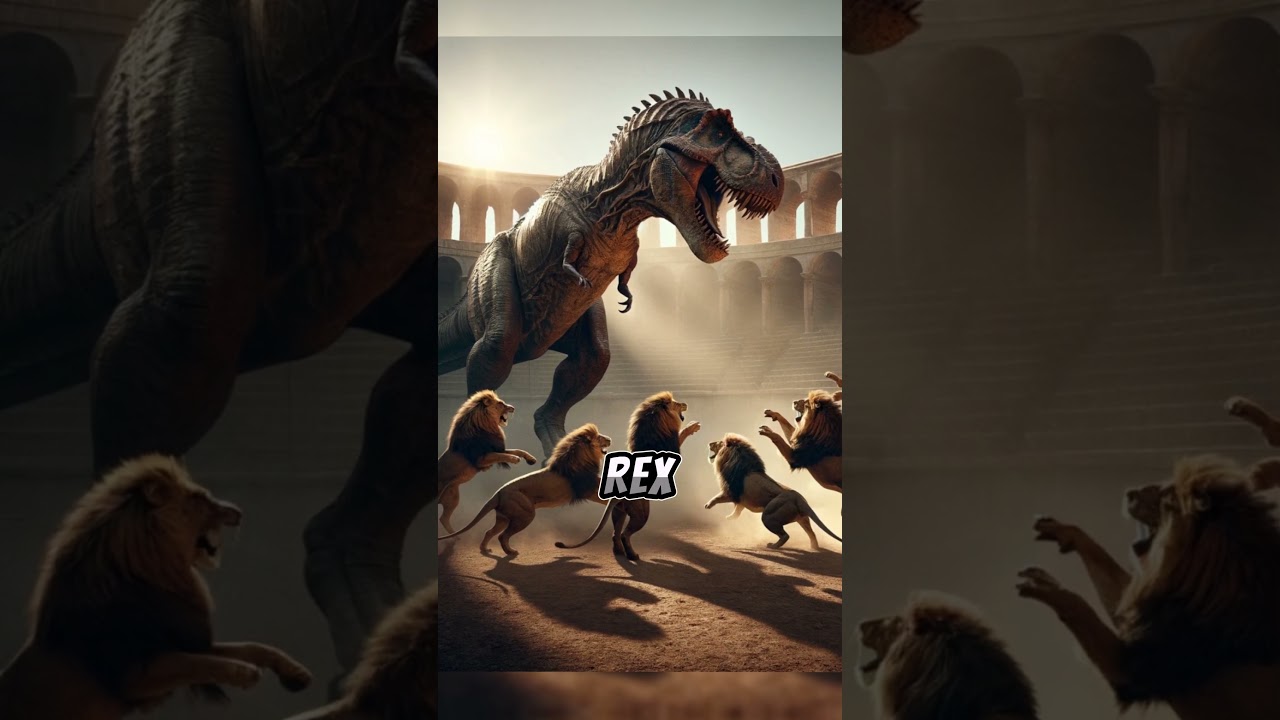 ¿Quien Ganará? T-Rex vs Leones: 🦖🦁👑 
