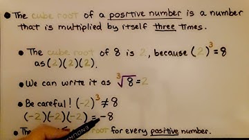 8th Grade Math 1.1c, Finding Square Roots and Cube Roots