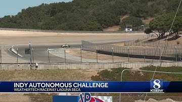A.I. controlled cars take over Laguna Seca