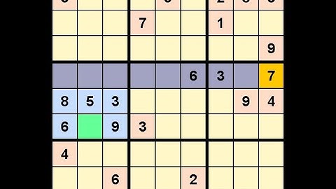 How to Solve Washington Times Sudoku Difficult January 20, 2022