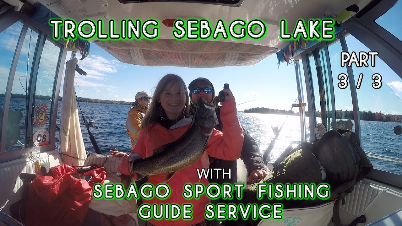 Trolling Sebago Lake with Sebago Sport Fishing. Part 3. Lake Trout