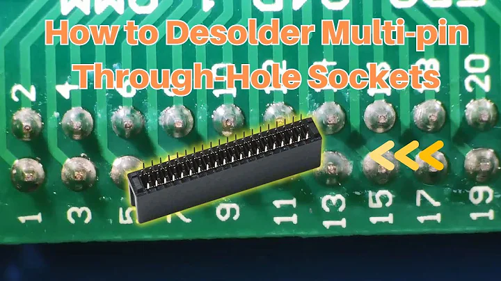 Andonstar-- Desolder/Remove Multi-pins Through Hole Sockets and Components