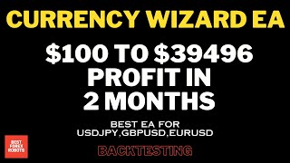 Currency Wizard EA MT4 Forex Robot $100 To $39496 Profit In 2 Months | Best forex robots Wealth