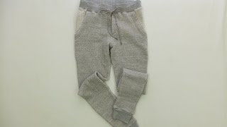 " シンプルモードなスウェットパンツ。福岡オリジナルセレクトショップ Lamina(ラミナ)／high grade fleece lining 鬼裏毛イージーパンツ "