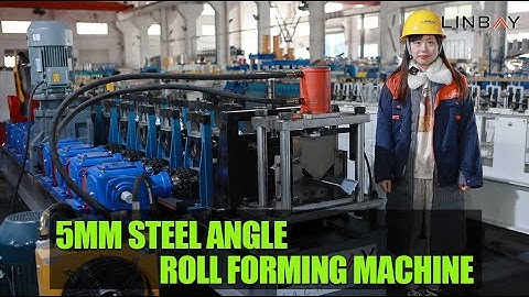 【Angle】Linbay-5mm steel angle roll forming machine